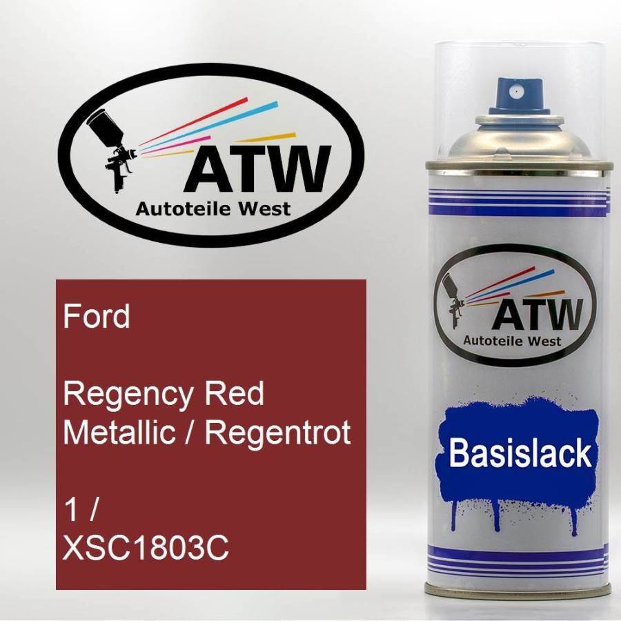Ford, Regency Red Metallic / Regentrot, 1 / XSC1803C: 400ml Sprühdose, von ATW Autoteile West.
